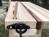 DIY PROFESSIONAL CARPENTER'S WORKBENCH ROUBO style in solid Ash wood, clamps 180x80xh85 cm