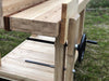 DIY PROFESSIONAL CARPENTER'S WORKBENCH ROUBO style in solid Ash wood, clamps 180x80xh85 cm