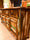 Mobile Credenza soggiorno sala da pranzo stile COUNTRY legno massello colorato stracciato 160x60xh90 cm