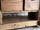 Carpenter's workbench for kitchen, living room, bathroom furniture in INDUSTRIAL style, solid wood, 2 drawers and 1 vice, 120x55/65xh75 cm
