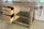 Carpenter's bench for home and commercial furniture INDUSTRIAL style solid fir and ash wood 2 drawers 1 vice 170/185x60xh90cm