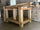 Bricolage fai da te BANCO DA LAVORO PROFESSIONALE DA FALEGNAME stile ROUBO in legno massello di Frassino morse 180x80xh90 cm
