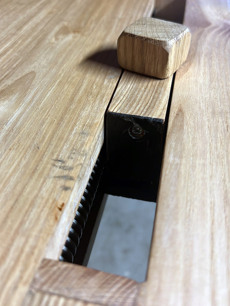 DIY DIY PROFESSIONAL CARPENTER'S WORKBENCH ROUBO 2 style in solid Morse Ash wood 180x80xh85 cm