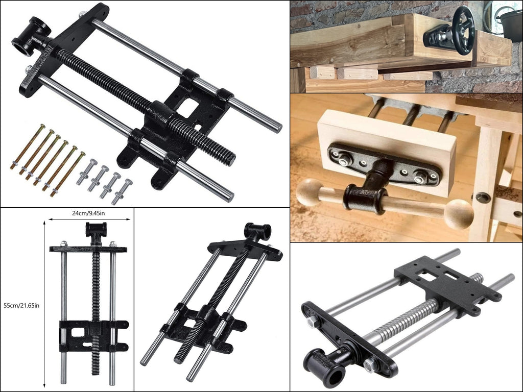 DIY DIY PROFESSIONAL CARPENTER'S WORKBENCH ROUBO 2 style in solid Morse Ash wood 180x80xh85 cm