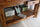 Carpenter's workbench for kitchen living room furniture in INDUSTRIAL style solid wood one drawer and two vices 150x63xh85 cm