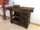 Carpenter's bench for kitchen island furniture or bathroom cabinet solid wood antique walnut finish 130x55h90cm CUSTOM MADE