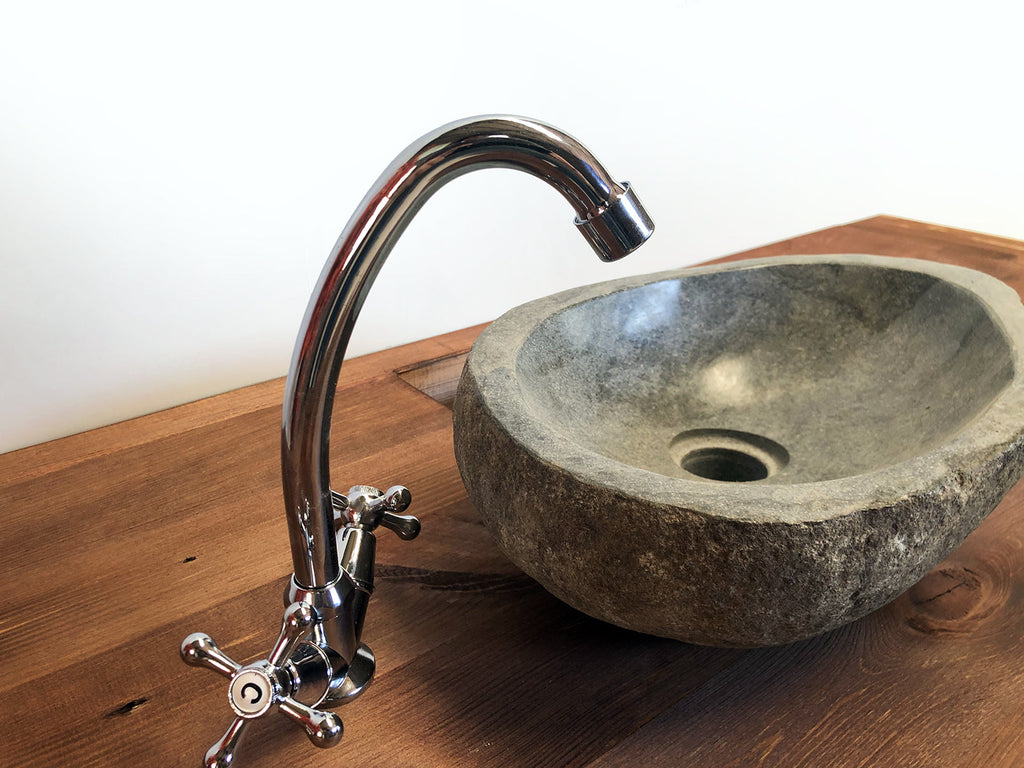 Banco da Falegname per arredo bagno o isola cucina legno massello finitura noce antico 130x55h90cm SU MISURA