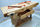 Banco Falegname RUSTICO per arredo attività commerciali legno massello grezzi scortecciato finitura naturale misure 170x65x90 cm SU MISURA SU ORDINAZIONE
