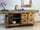 Banco Falegname per arredo cucina soggiorno bagno stile INDUSTRIAL legno massello abete e frassino 4 cassetti 2 morse 180x60xh80cm