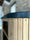 Mobile Consolle OVALE in stile INDUSTRIAL in legno massello TOP e piedi in metallo 105x55xh108cm PERSONALIZZABILE