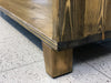 Workbench / kitchen island for RUSTIC style furniture in solid wood 1 drawer 150x70xh80 cm