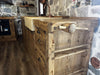 Cucina stile Banco da FALEGNAME / INDUSTRIAL modello COMO 2 elementi Base + Cappa 110+250x70xh90cm tutto legno massello