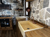 Cucina stile Banco da FALEGNAME / INDUSTRIAL modello COMO 2 elementi Base + Cappa 110+250x70xh90cm tutto legno massello