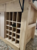 Cucina modello Rialto mobile con colonna 210x64xh90cm  + Isola personalizzata con lato snack a ribalta 150X90XH100cm scolapiatti e pensili in metallo TUTTO SU MISURA