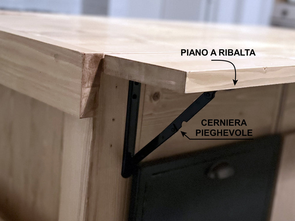 Cucina modello Rialto mobile con colonna 210x64xh90cm  + Isola personalizzata con lato snack a ribalta 150X90XH100cm scolapiatti e pensili in metallo TUTTO SU MISURA