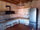 INDUSTRIAL SHABBY kitchen + dish drainer shelf predisposition for household appliances 240x60xh88 cm ALL IN SOLID WOOD