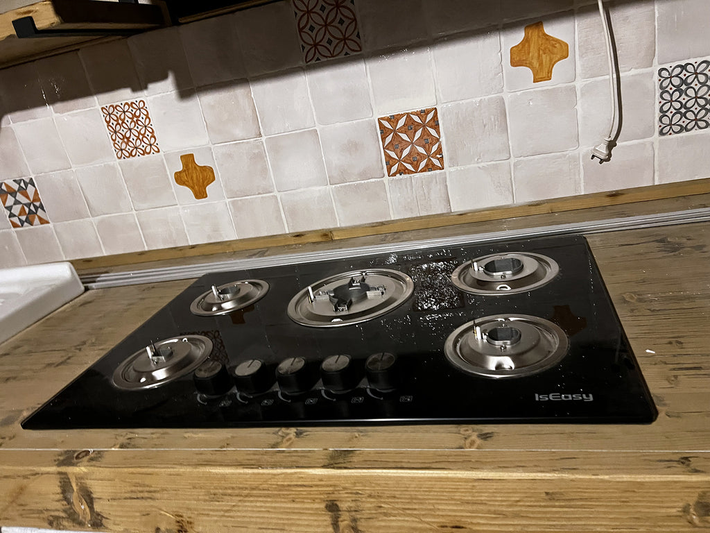 INDUSTRIAL SHABBY kitchen + dish drainer shelf predisposition for household appliances 240x60xh88 cm ALL IN SOLID WOOD