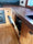 MONACO COUNTRY style corner kitchen in solid wood with fold-down snack table 310-205x65xh88cm