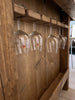 Cucina + isola STOCCARDA stile INDUSTRIAL 415x65xh90cm + 220x120xH100cm tutto legno massello SU MISURA