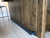 Cucina + isola STOCCARDA stile INDUSTRIAL 415x65xh90cm + 220x120xH100cm tutto legno massello SU MISURA