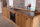 Cucina lineare stile RUSTICO / COUNTRY / VISSUTO in legno massello con predisposizione elettrodomestici misure 330x65xh87cm