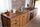 Cucina lineare stile RUSTICO / COUNTRY / VISSUTO in legno massello con predisposizione elettrodomestici misure 330x65xh87cm