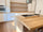Cucina lineare modello Venezia parete moderna da 330cm + Isola country 230x220xh95 cm Tutto legno massello personalizzabile SU MISURA