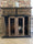 Mobile soggiorno stile INDUSTRIAL legno massello porte scorrevoli e cuccia per il cane 120x70xh120 cm
