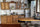 Cucina lineare stile COUNTRY TUTTA in legno massello completa di pensili e vano a giorno predisposizione elettrodomestici 270x66xh85 cm