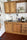 Cucina lineare stile COUNTRY TUTTA in legno massello completa di pensili e vano a giorno predisposizione elettrodomestici 270x66xh85 cm