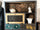 Mobile Credenza/Libreria + comodino multiuso stile INDUSTRIAL con bordi effetto metallo legno multicolore misure 90x45xh180 cm
