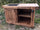 Cucina piccola stile BANCO FALEGNAME / INDUSTRIAL legno massello con lavello e miscelatore inclusi 140x65xh90 cm