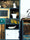 Mobile Credenza/Libreria + comodino multiuso stile INDUSTRIAL con bordi effetto metallo legno multicolore misure 90x45xh180 cm