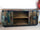 Mobile Credenza Madia soggiorno stile INDUSTRIAL legno massello porte scorrevoli su rotaia 200x50xh90 cm