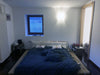 Customized MODERN DOUBLE TURKISH BED FRAME + wall mounting in solid wood variable dimensions to be agreed