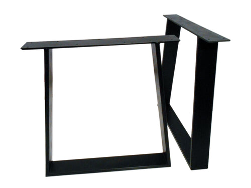 Fixed kitchen and dining table INDUSTRIAL VISSUTO style in solid wood and iron legs measures 200x100xh80 cm