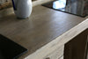 Cucina INDUSTRIAL SHABBY + scolapiatti mensola predisposizione per elettrodomestici 240x60xh88 cm TUTTA IN LEGNO MASSELLO