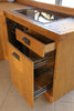 Cucina angolare stile INDUSTRIAL / COUNTRY TUTTO legno massello con predisposizione elettrodomestici misure 300x200x65xh87 cm