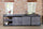 INDUSTRIAL style linear kitchen, structure in iron and solid wood, concrete finish, measures 320x60xh90 cm
