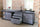 INDUSTRIAL style linear kitchen, structure in iron and solid wood, concrete finish, measures 320x60xh90 cm
