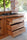 Kitchen Island with BAR counter 240x80xh90 cm + column 60x70xh210 cm COUNTRY style solid wood predisposition for household appliances