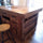 Kitchen + island MUNSTER INDUSTRIAL style 300x65xh90cm + 240x120xH100cm in solid wood and CUSTOM