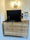Mini Cucina Parigi a scomparsa Country 135x65xh100 cm TOP CORIAN in legno massello personalizzabile SU MISURA