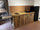 Mini Cucina in stile RUSTICO mod. VENETO con tavolo a ribalta piano cottura lavello e miscelatore inclusi 200+60x65xh90cm tutto legno massello