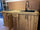 Mini Cucina in stile RUSTICO mod. VENETO con tavolo a ribalta piano cottura lavello e miscelatore inclusi 200+60x65xh90cm tutto legno massello