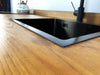 Mini Cucina stile COUNTRY / INDUSTRIAL in legno massello completa di lavello e miscelatore e piano cottura inclusi 160x65xh90 cm