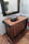 Bathroom cabinet INDUSTRIAL style mod. Valentina in solid wood + Stone sink and tap mirror and optional toilet roll holder dimensions 110x60xh72+15cm