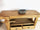 Carpenter style bench for bathroom furniture solid wood natural finish and optional sink 170x60h80cm CUSTOM