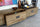 Living room furniture bookcase TV stand TOKIO line INDUSTRIAL style iron structure solid ash doors 320x40xh230cm CUSTOM MADE