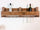Pensile cucina rastrelliera portabicchieri e bottiglie tipo BAR lunghezza 80/100/120 cm SU MISURA